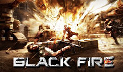 Обои Black Fire